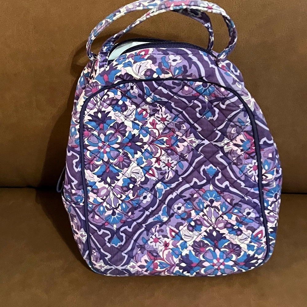 Vera Bradley Purple Floral Lunch Bag